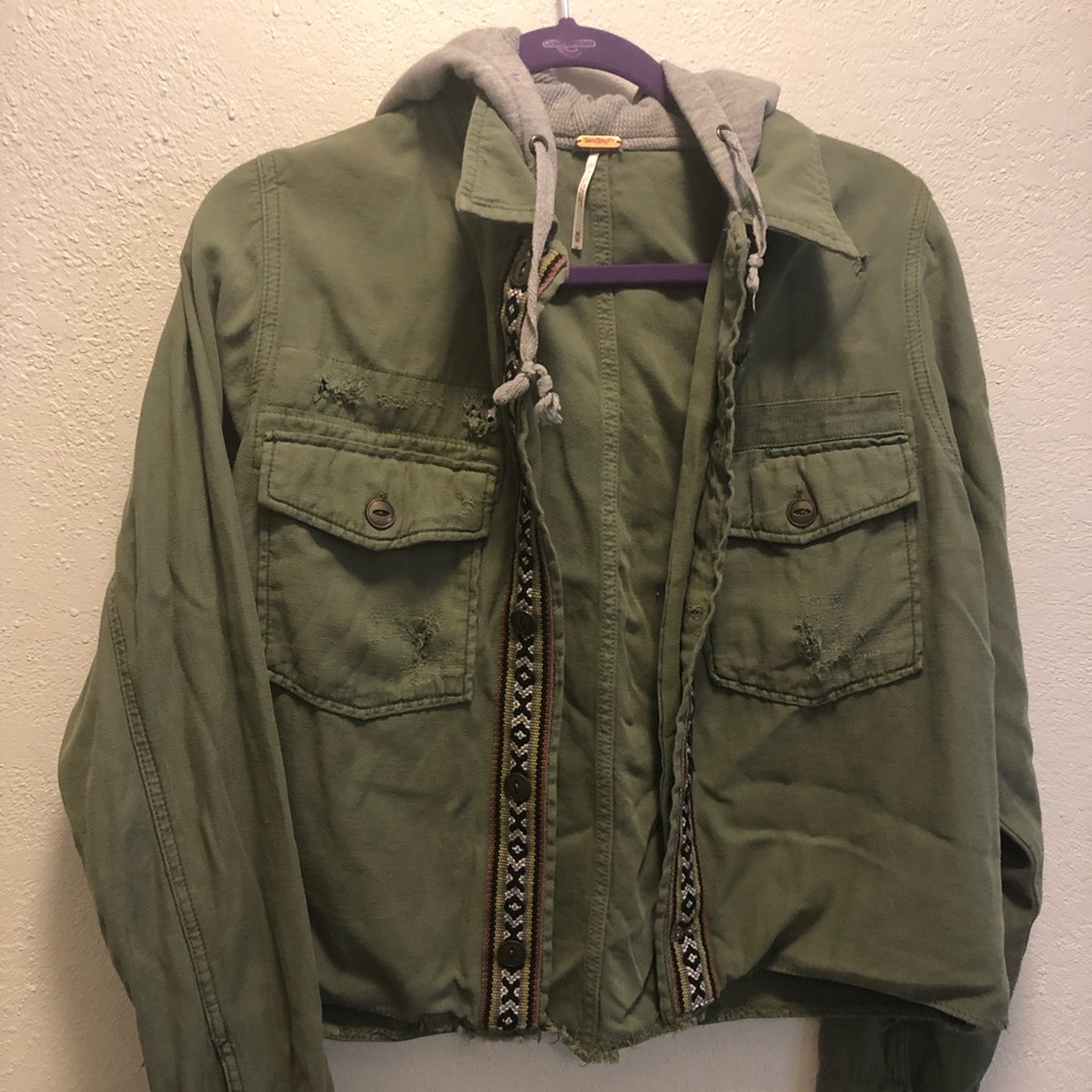 Free People Cropped Jacket